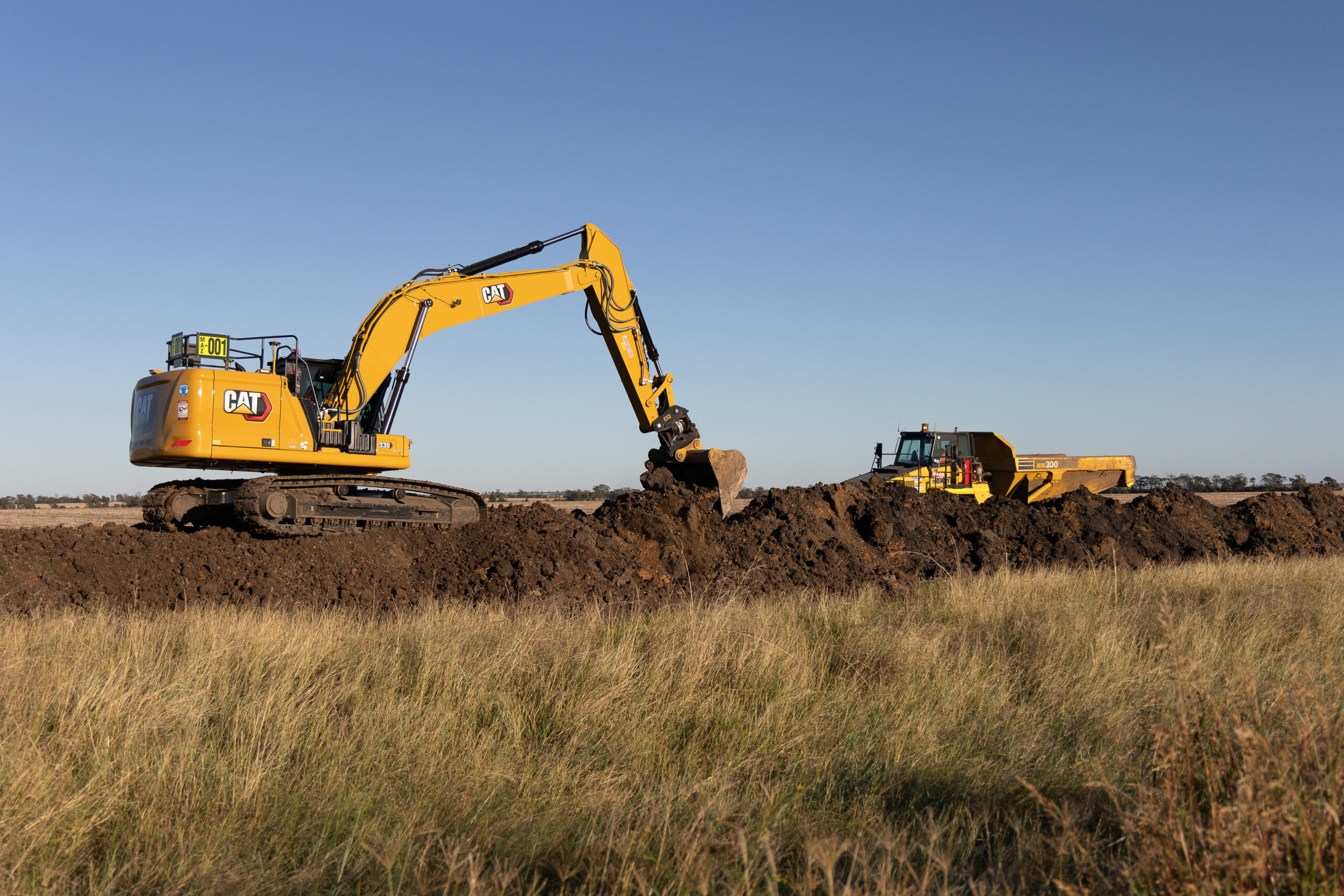 Trans4m supplied images of progress on Narrabri to North Star.;