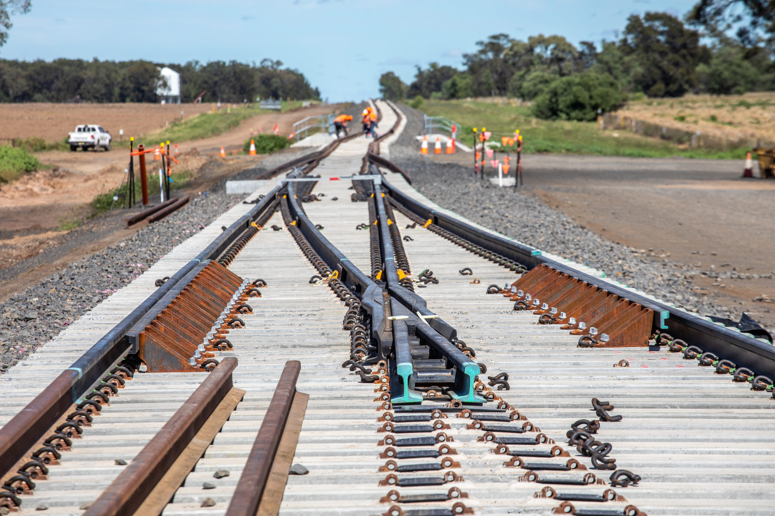 Trans4m supplied images of progress on Narrabri to North Star.;